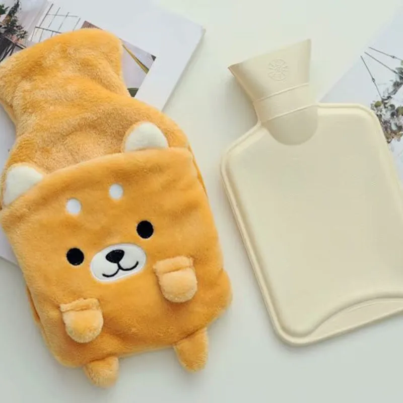 Dog Plush Jacket Water-filled Creative Warm Handbag