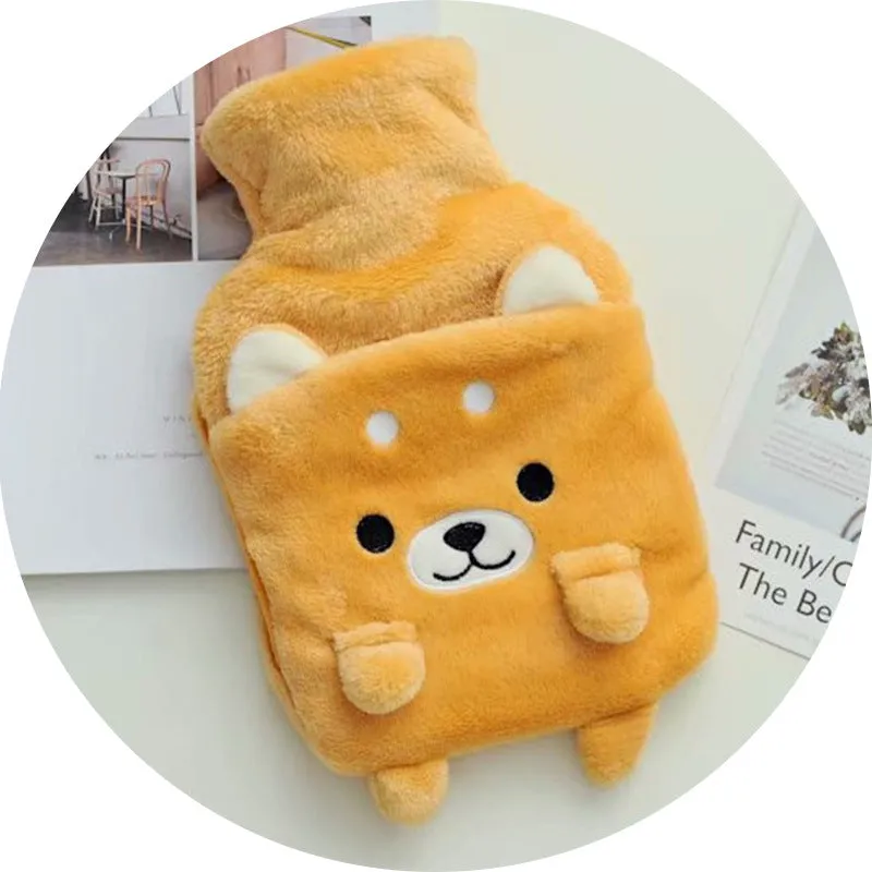 Dog Plush Jacket Water-filled Creative Warm Handbag