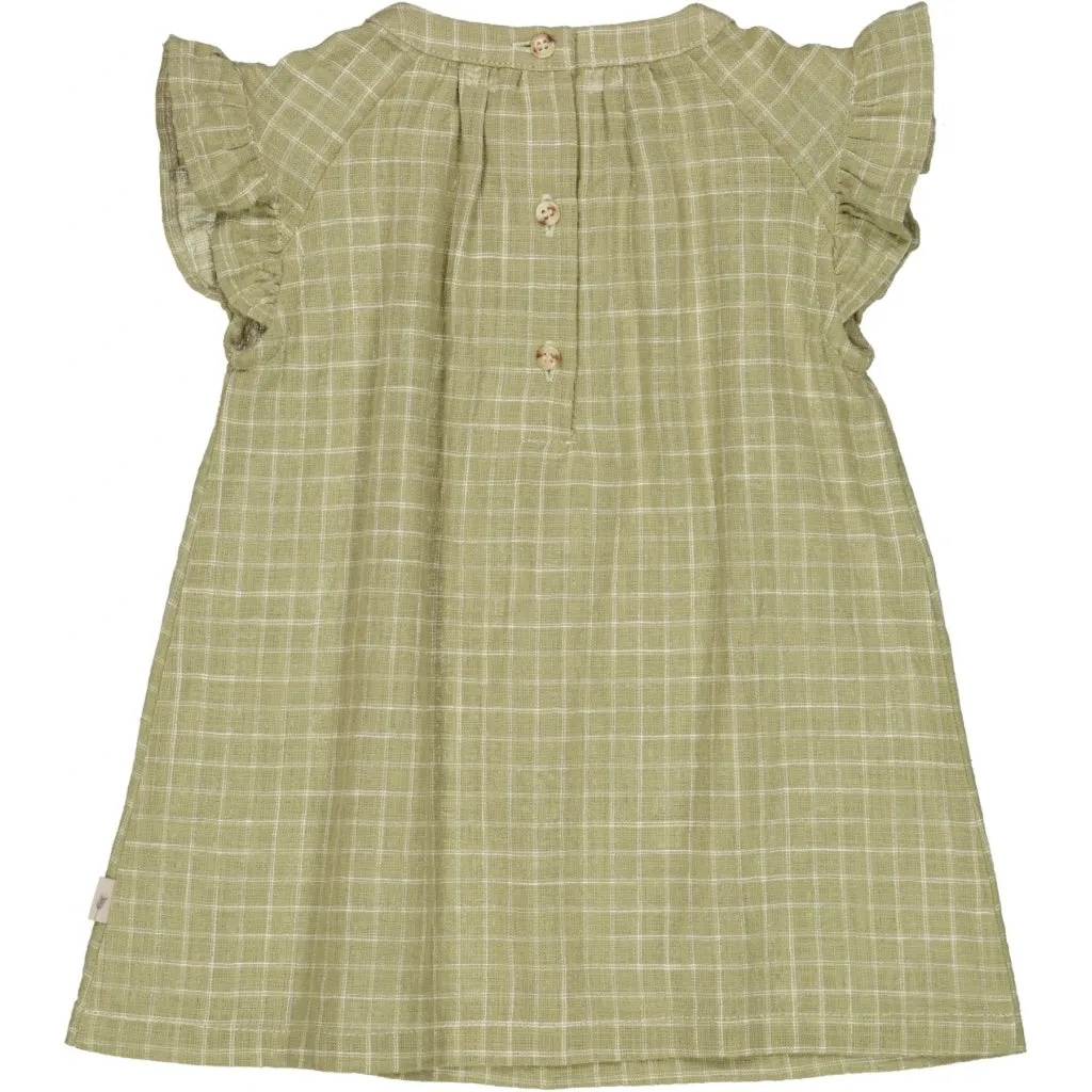 Dress Annabell - green check