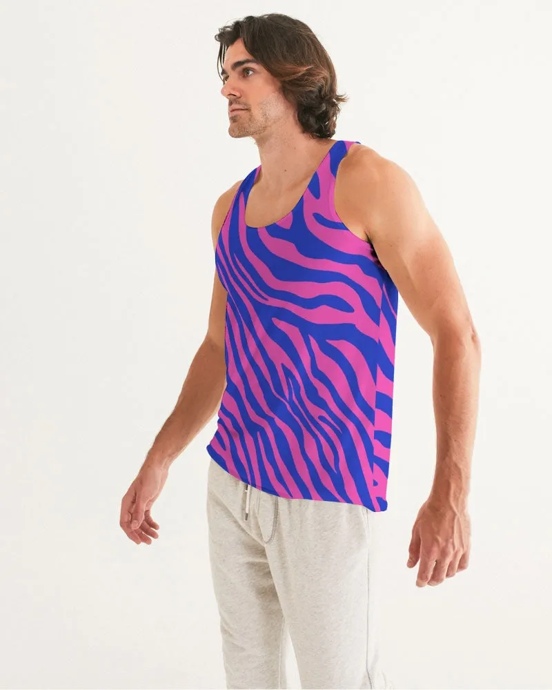 Electric Zebra Men's Tank