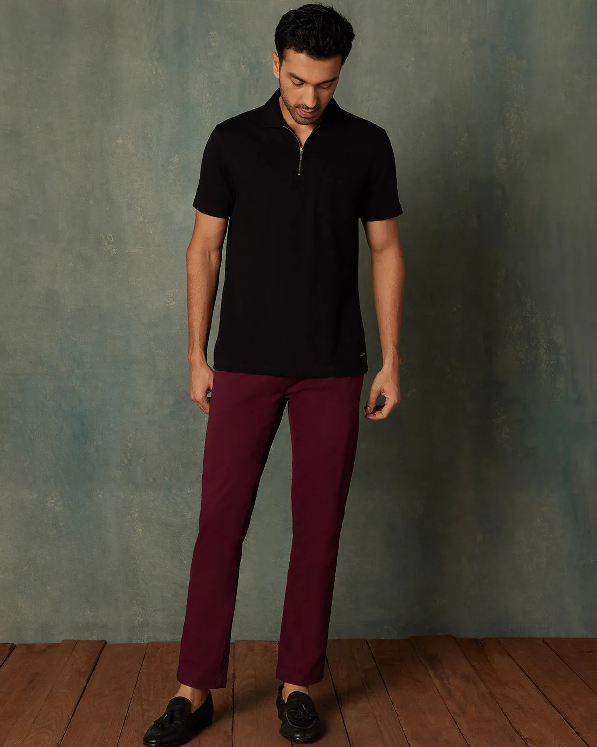 Elevate Everyday Stretch Chinos - Maroon