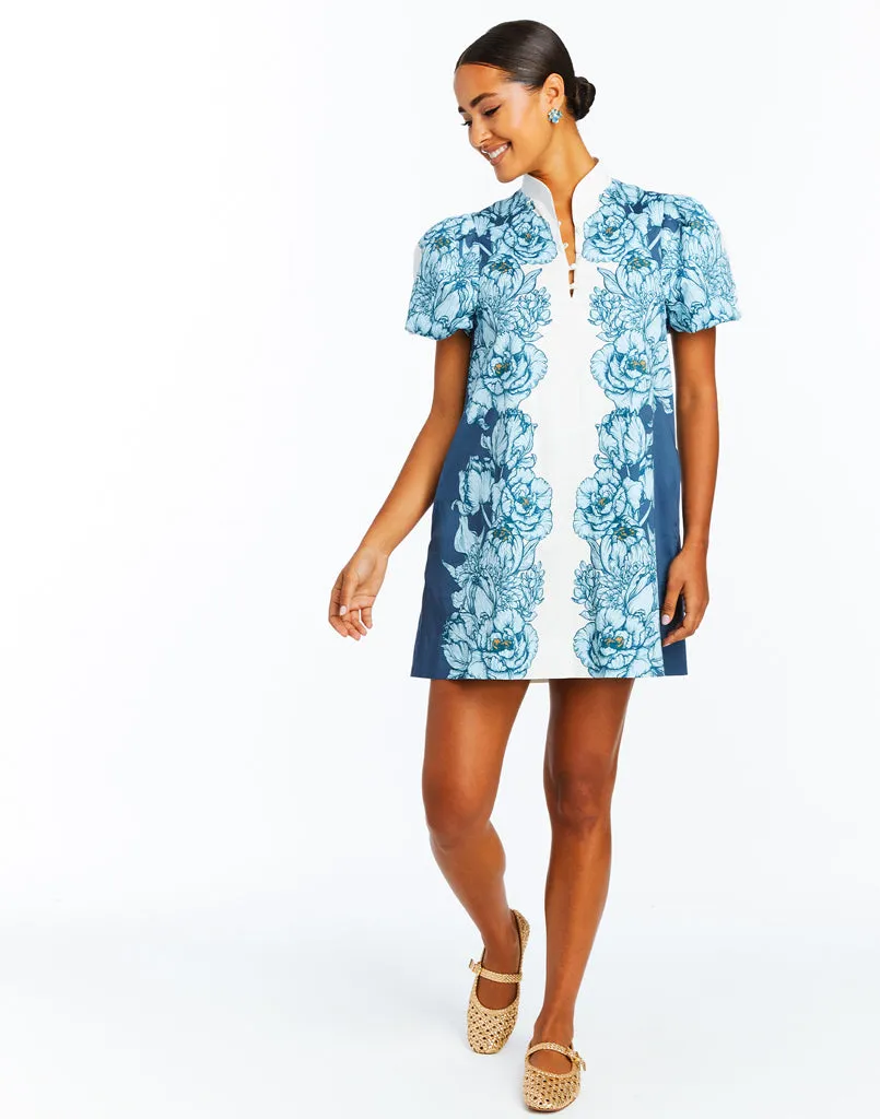 Elliana Printed Barong Mini Dress