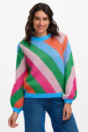 Essie Jumper (Multi, Diagonal Stripe)