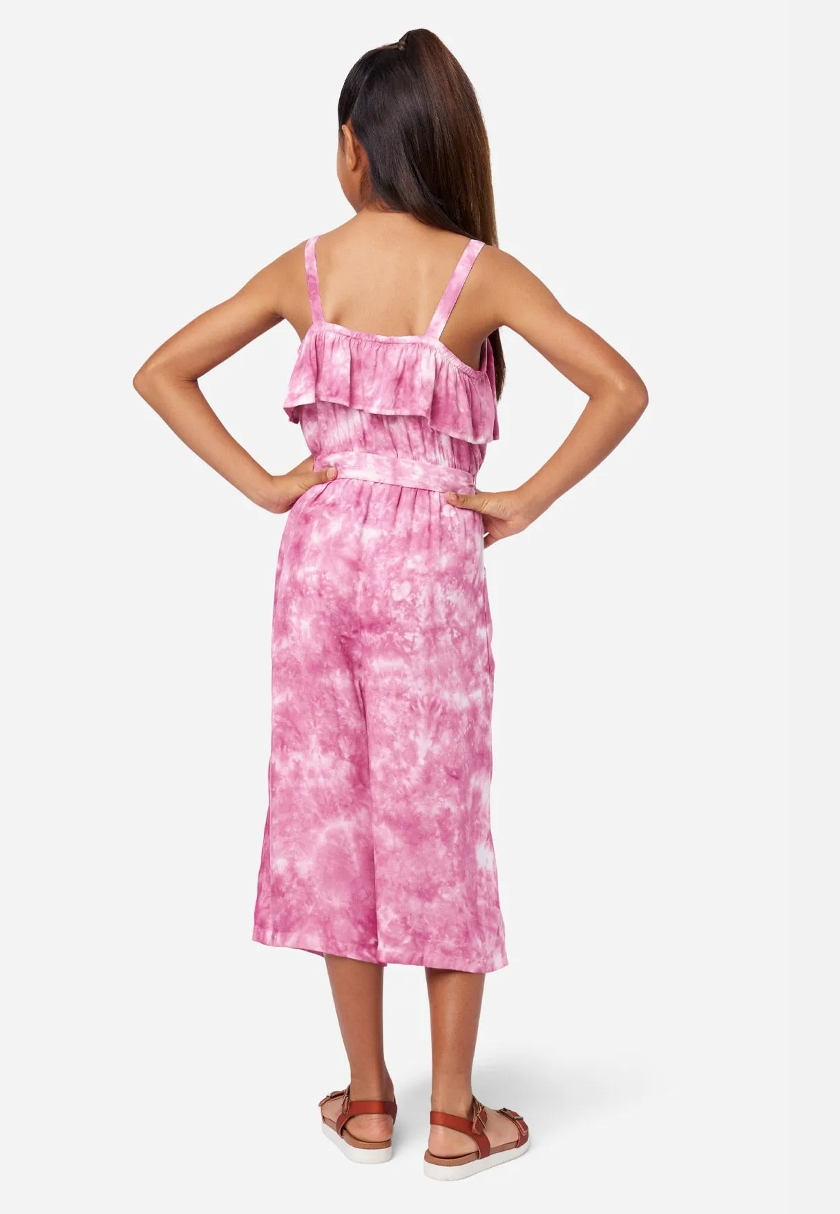 Festival Fuchsia Tie-Dye Jumpsuit