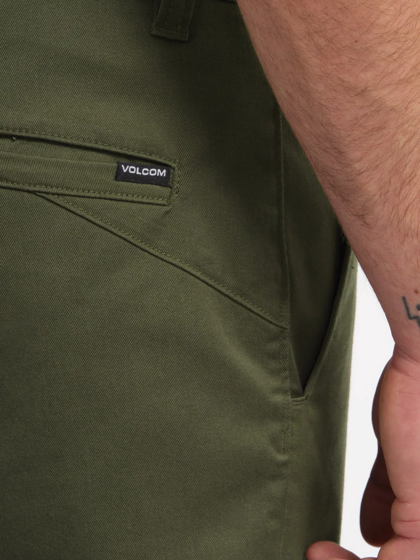 Frickin Modern Stretch Chino Trousers - SQUADRON GREEN