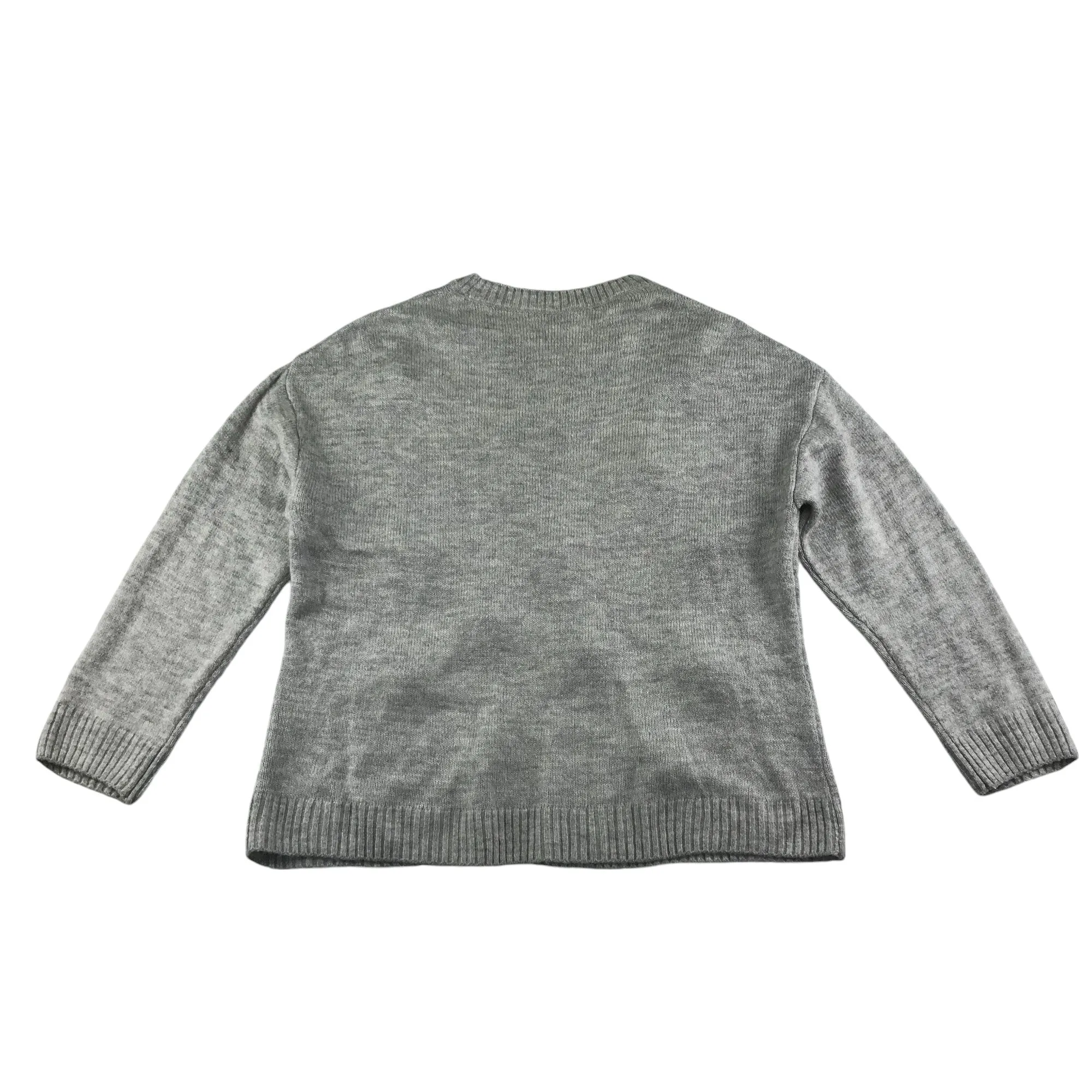 George jumper women's size 16-18 grey with bobble detail