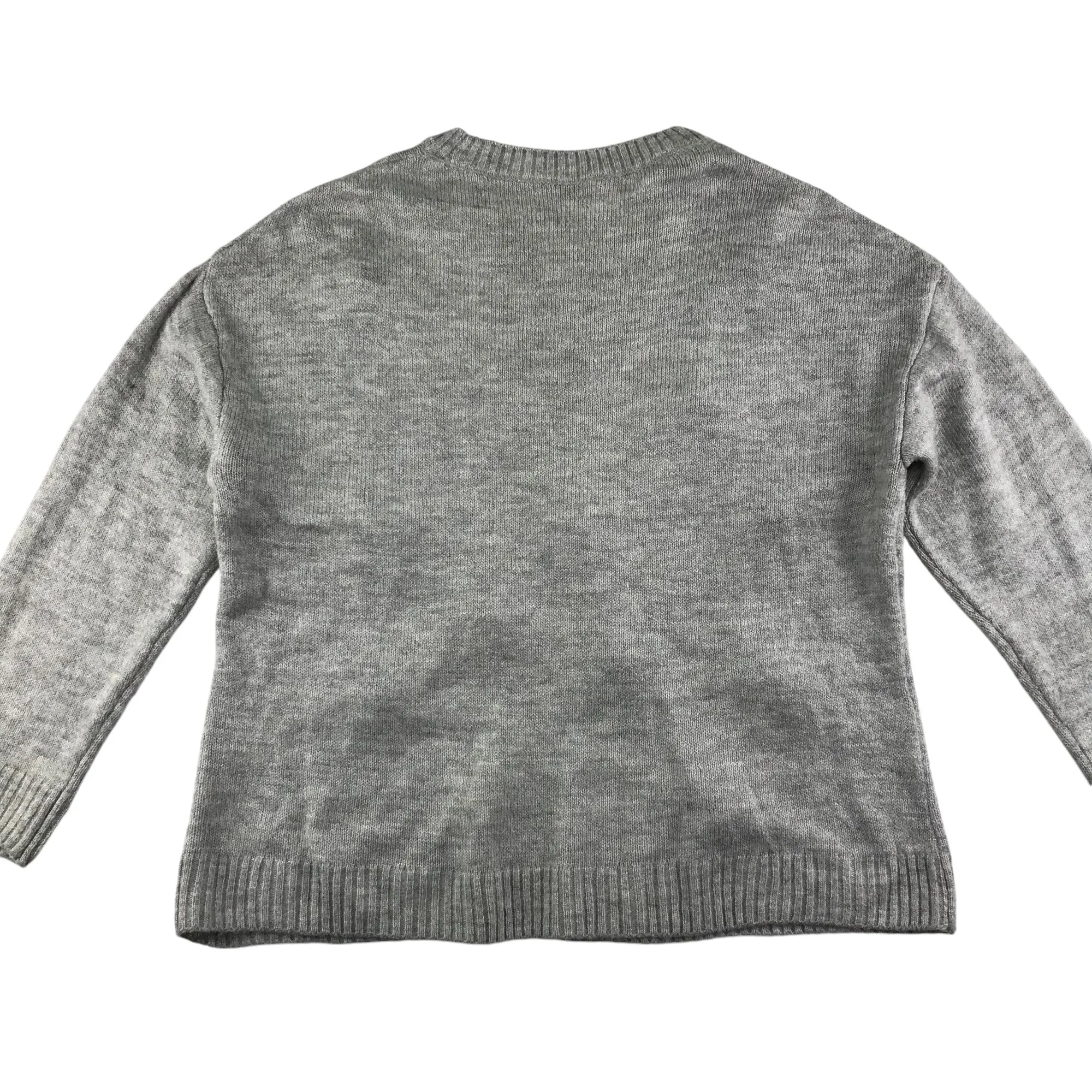 George jumper women's size 16-18 grey with bobble detail