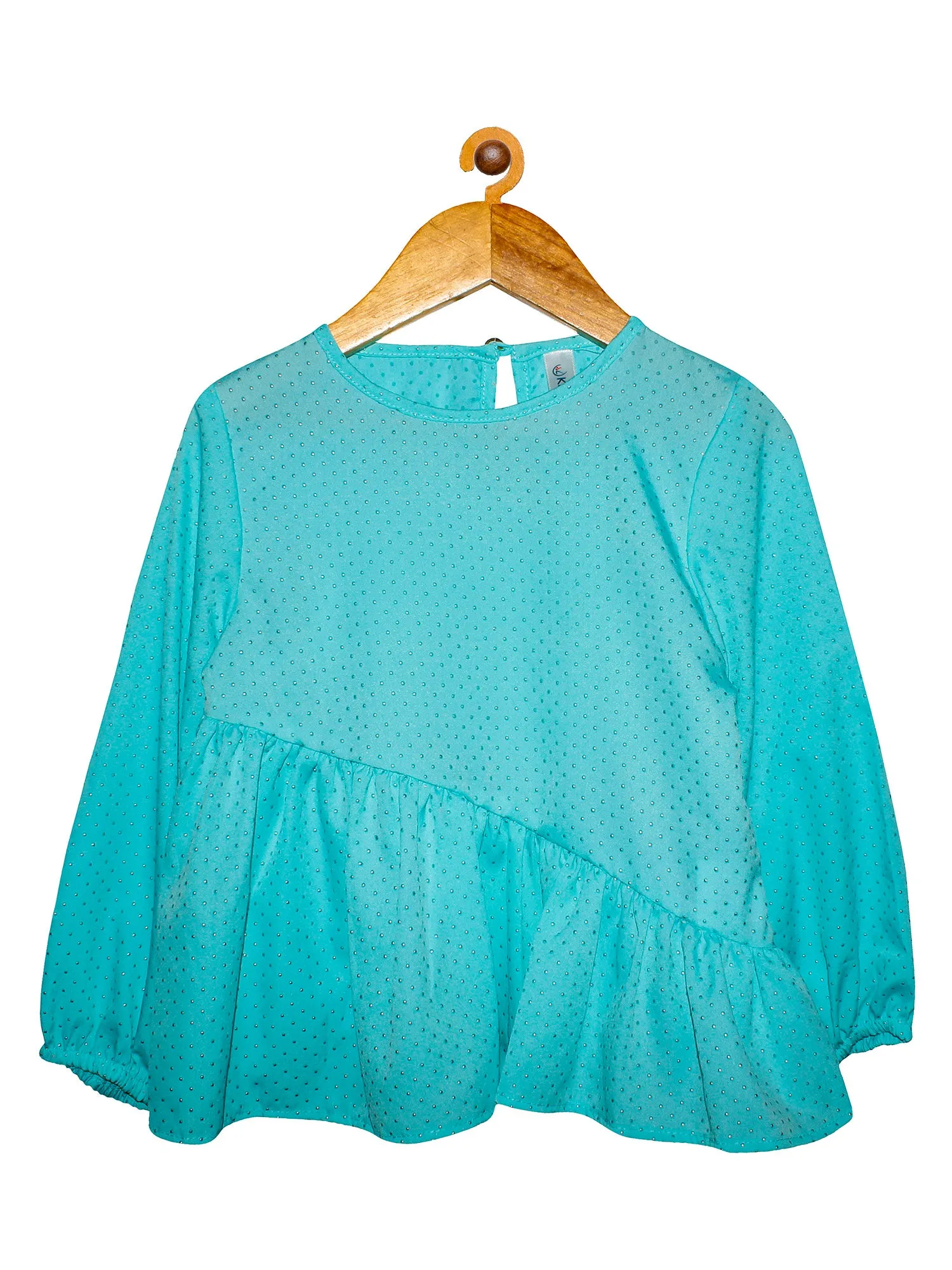 Girls Full Sleeve Cut & Sew Frill Layer Top