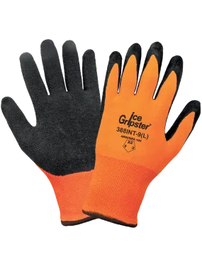 Global Glove Ice Gripster Etched Rubber Coated Gloves