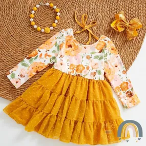 Golden Poppy Tulle Dress