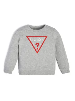 Grey Logo Fleece Jumper (2-7)