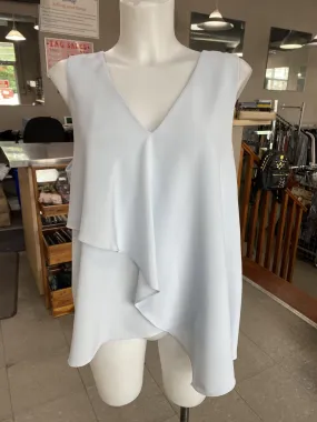 H Halston doubly layer top L