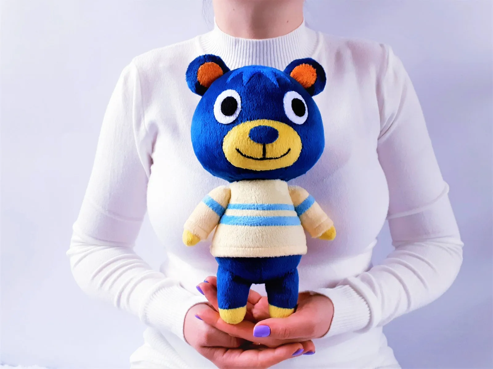 Handmade custom Poncho the cub bear plush