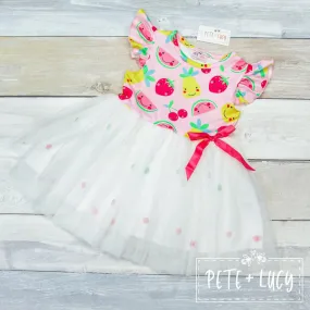 Happy Fruits Tulle Dress