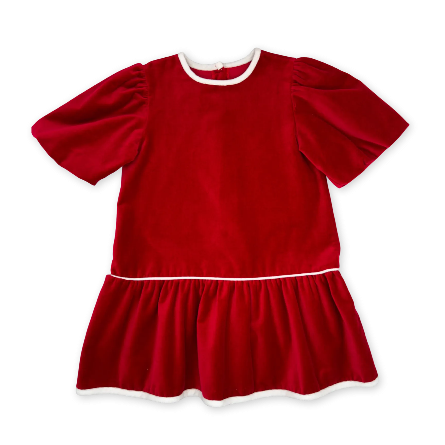 Harper Dress- Ruby Red Velvet