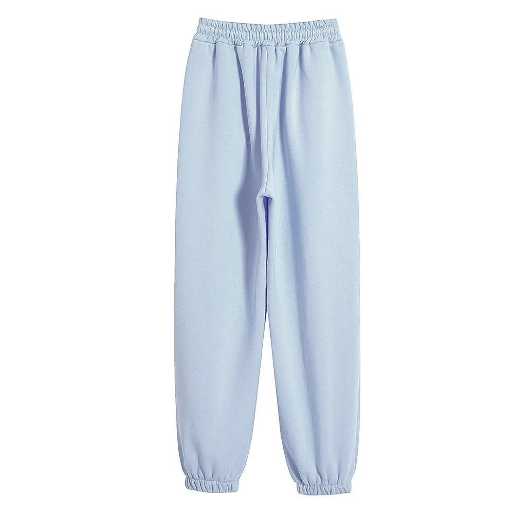 High Waisted Lounge Cotton Sweatpants