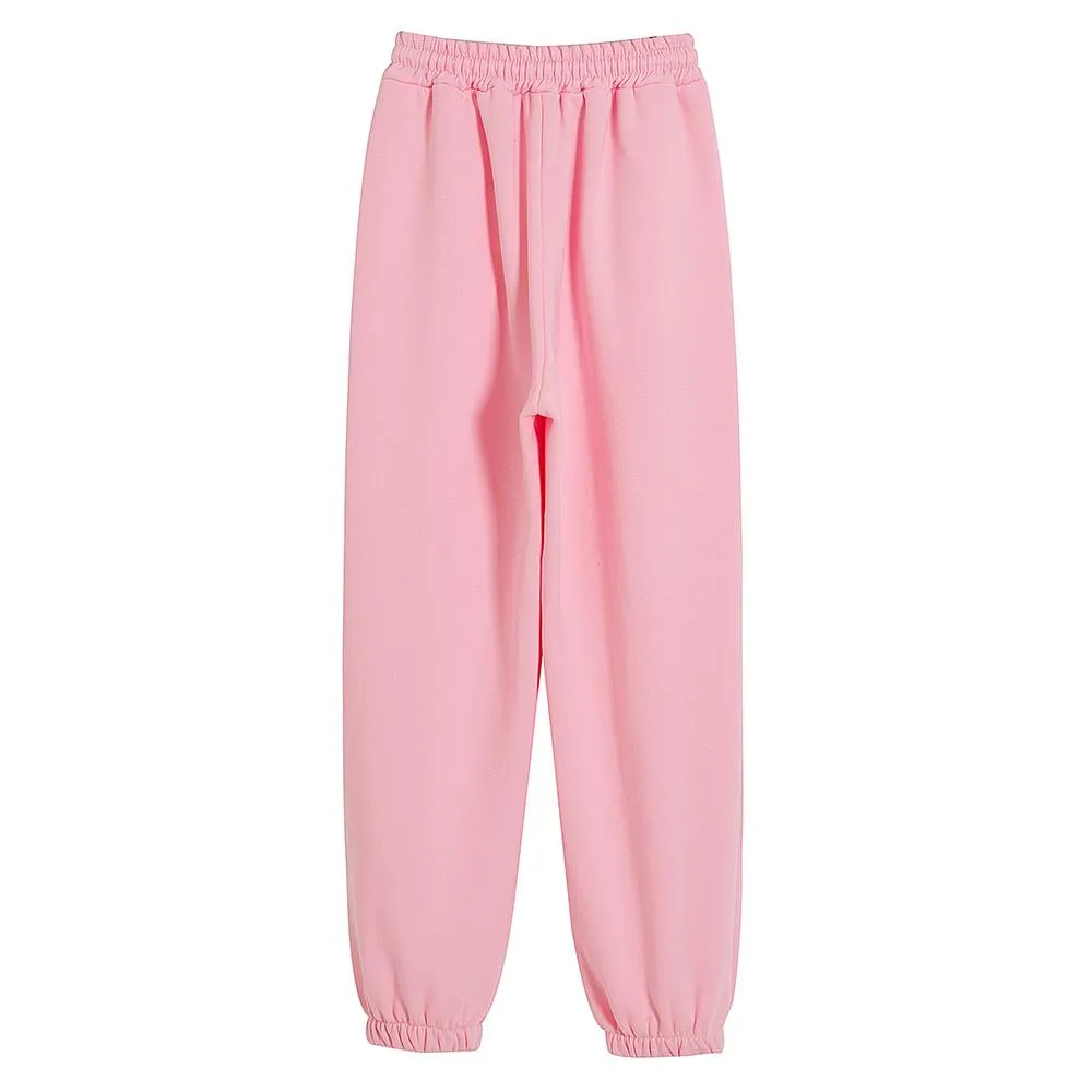 High Waisted Lounge Cotton Sweatpants