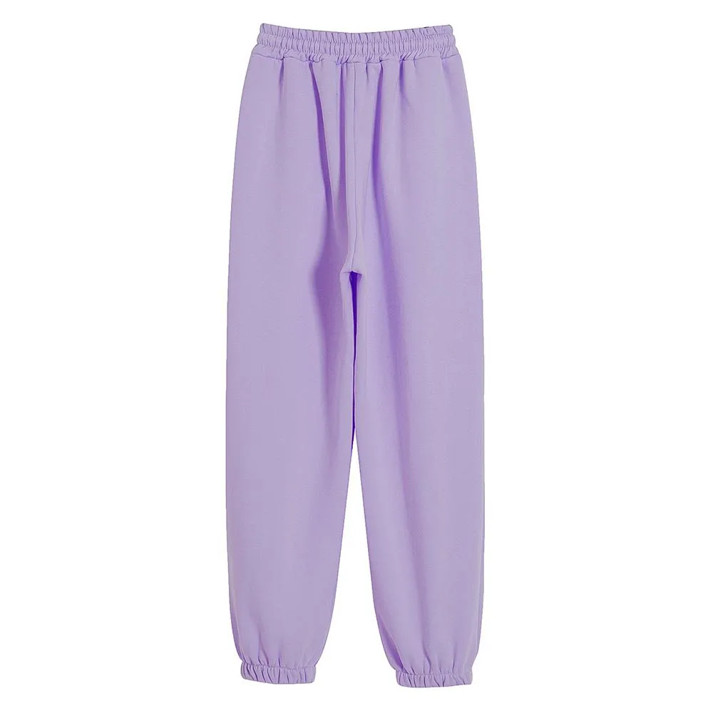 High Waisted Lounge Cotton Sweatpants