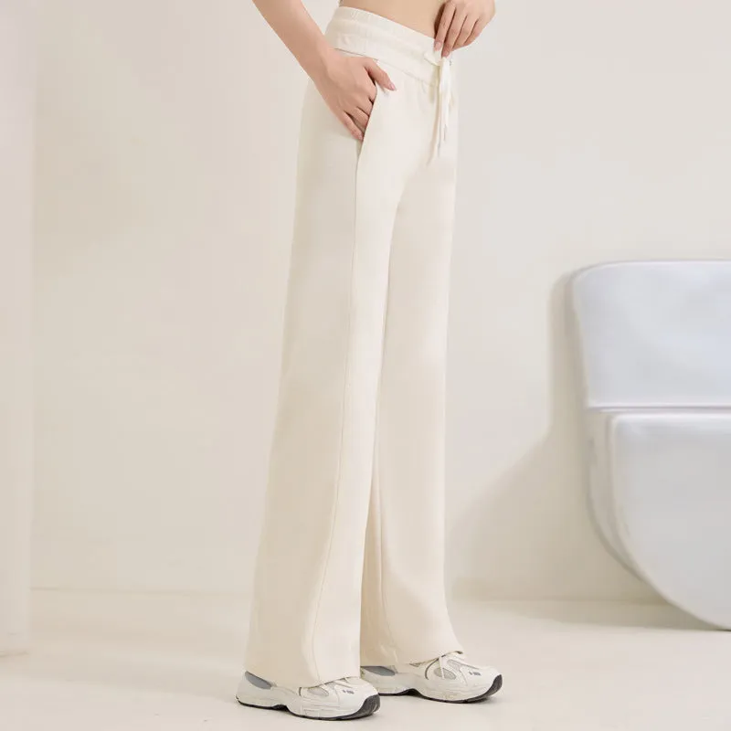 INSTOCK - 2024 autumn and winter new thick wide-leg pants