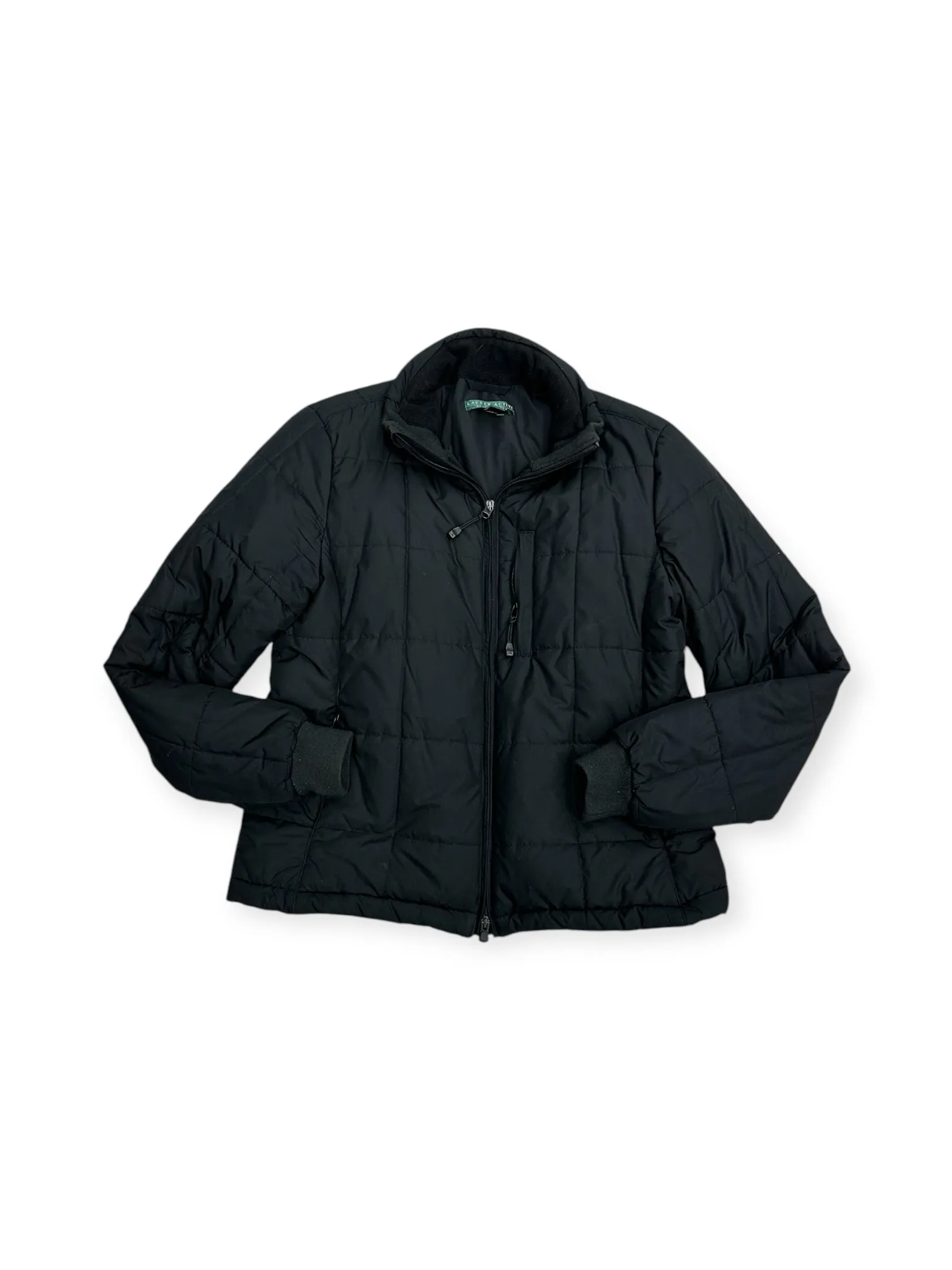 Jacket Puffer & Quilted By Lauren By Ralph Lauren In Black, Size: S