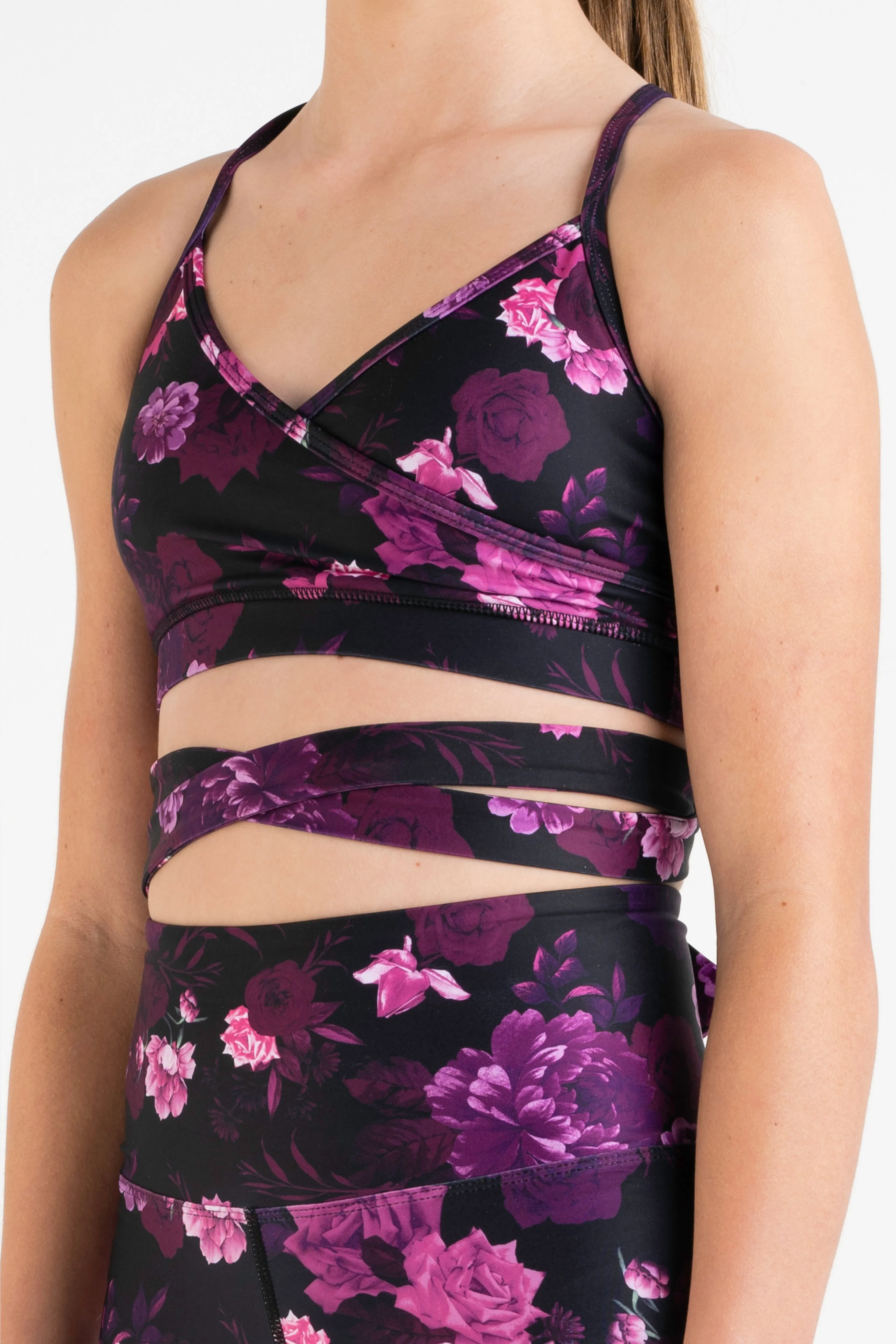 Josefina Ballet Wrap Crop Top