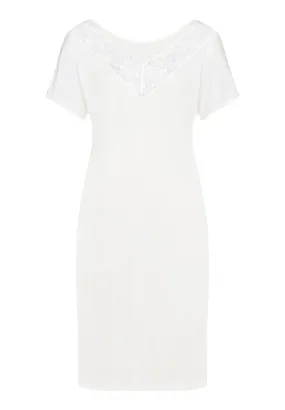 Juna Soft Lace Trim Nightgown | Off White 77972-102