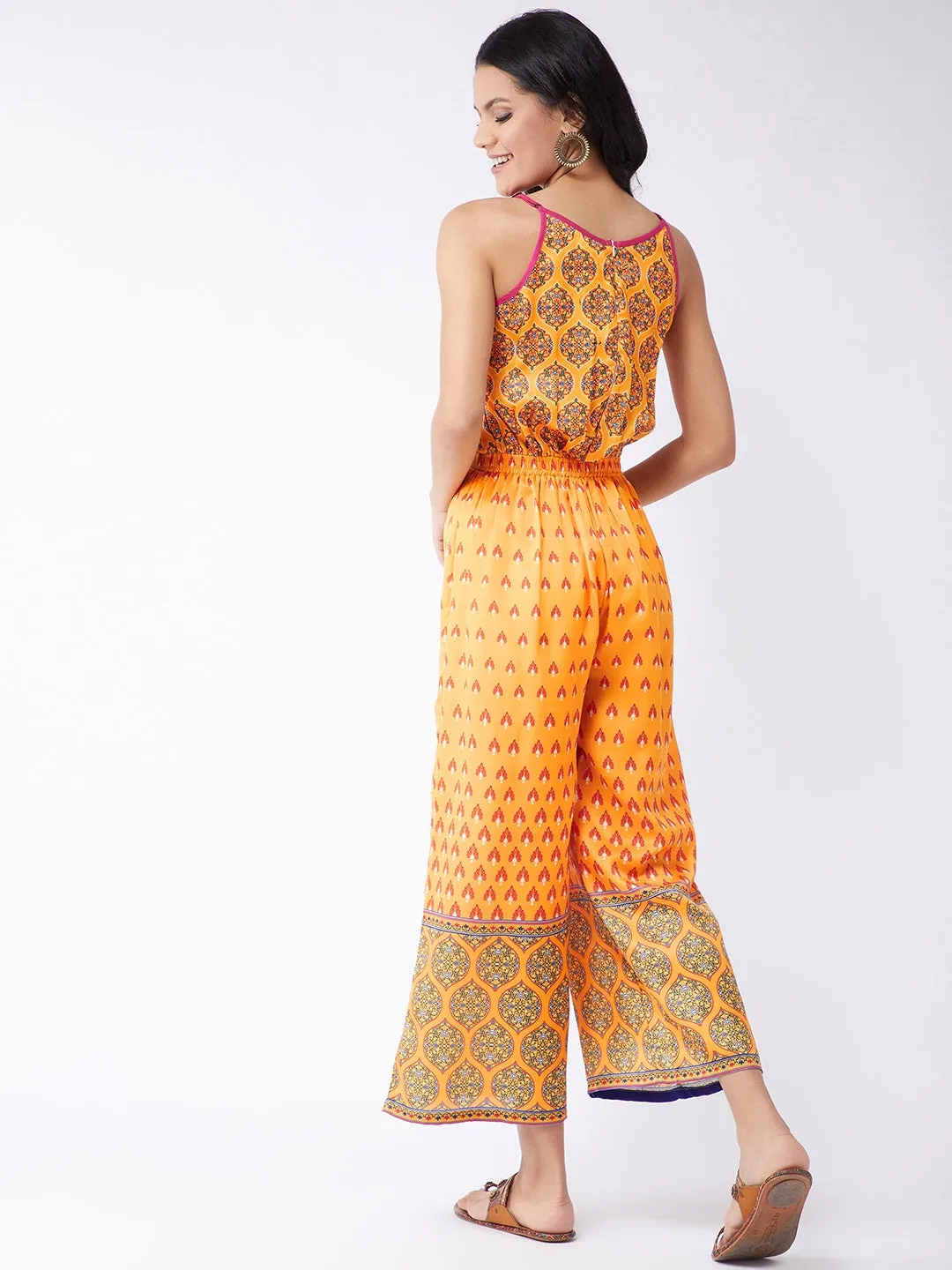 Kasturi Digital Printed Raglan Jumpsuit