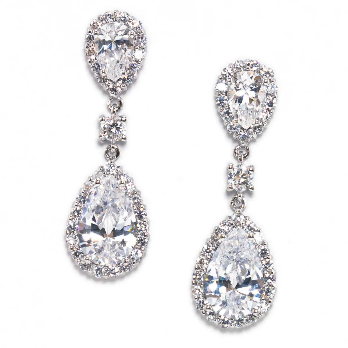 Keirsten Cubic Zirconia Necklace and Earring Set