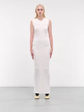 Kenny Knit Maxi Dress (KENNY-WHITE)