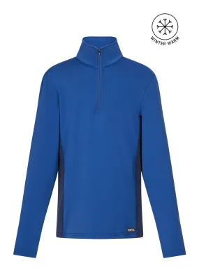 Kids Rail Side Quarter Zip Fleece Tech Top