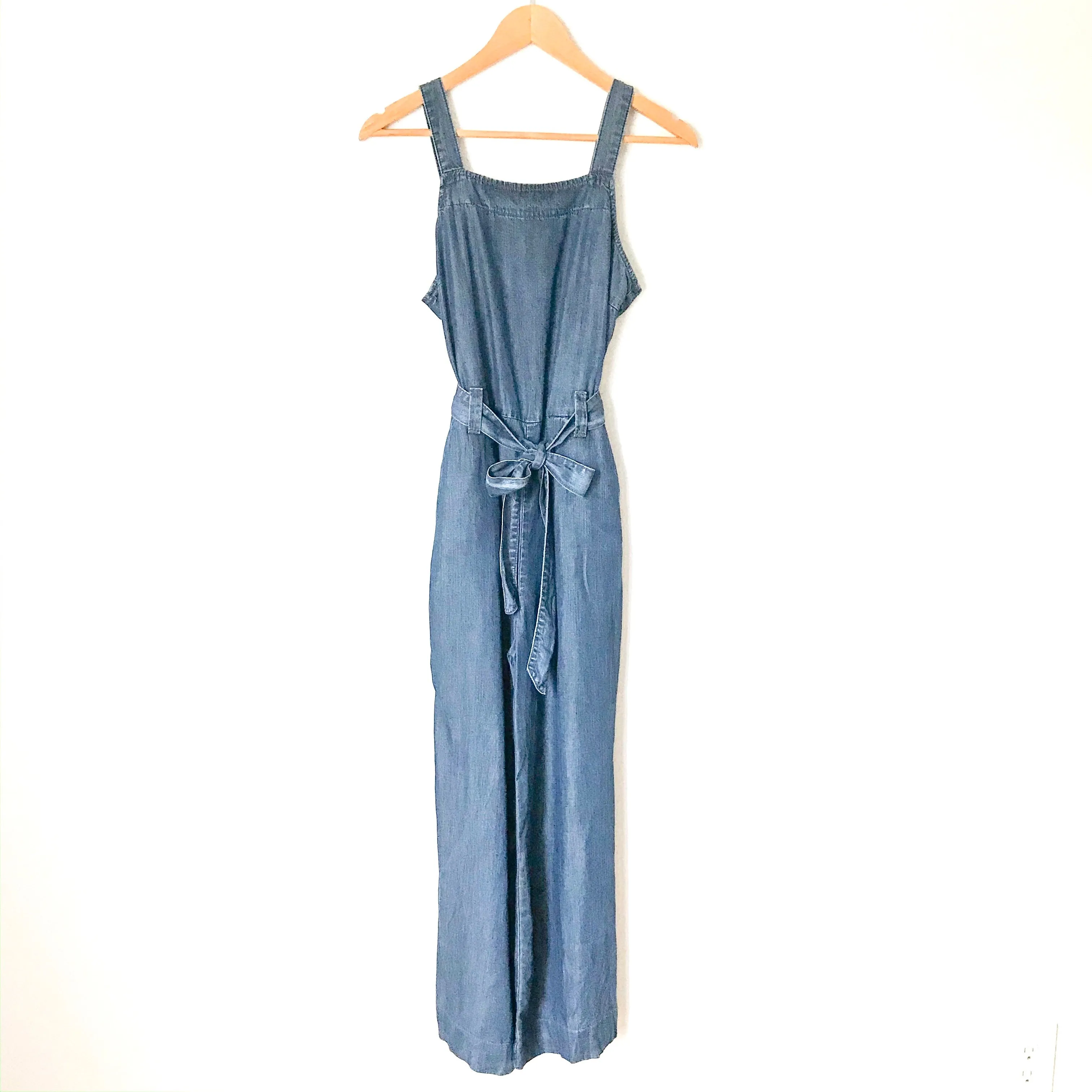 Level 99 Denim Jumpsuit with Belt- Size XS