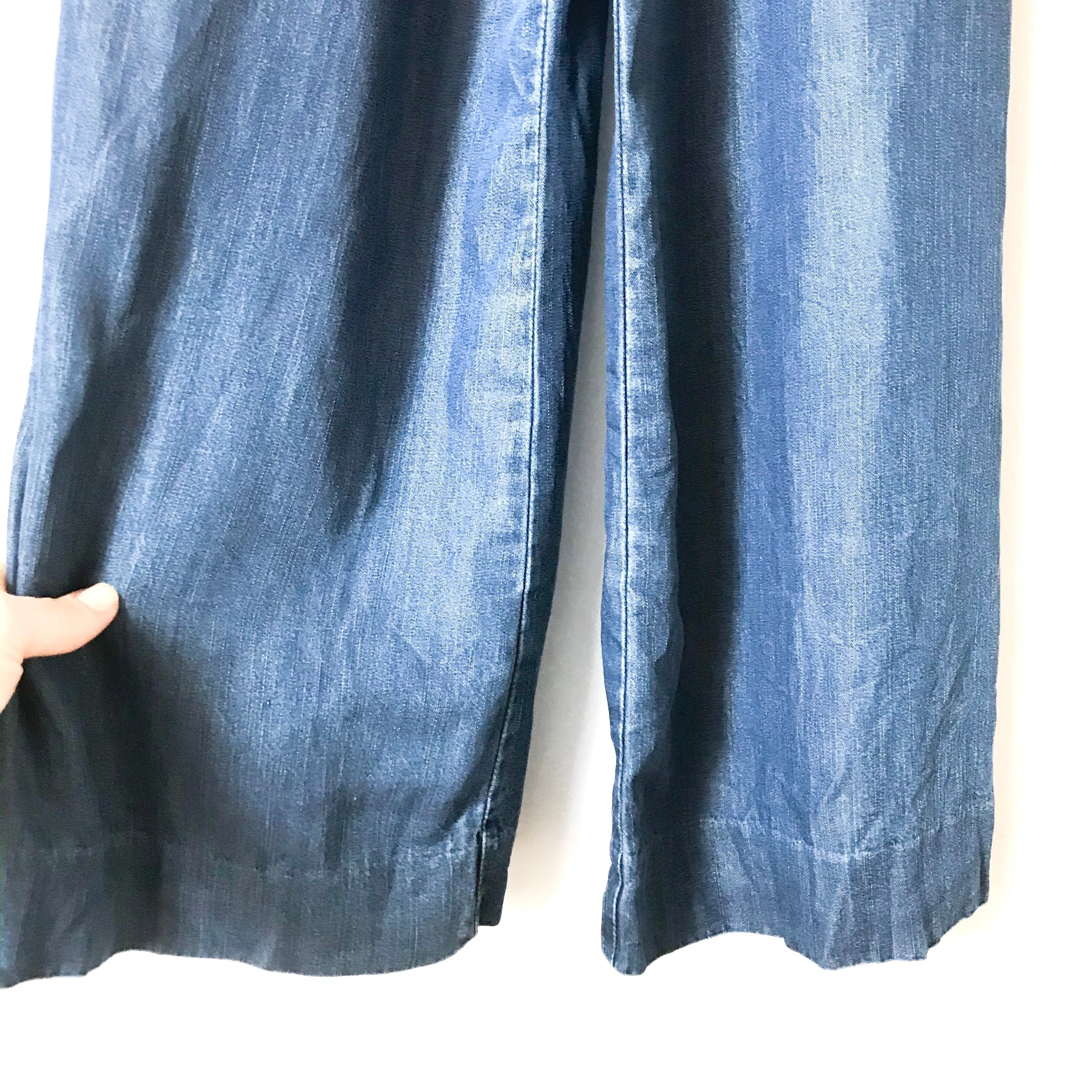 Level 99 Denim Jumpsuit with Belt- Size XS