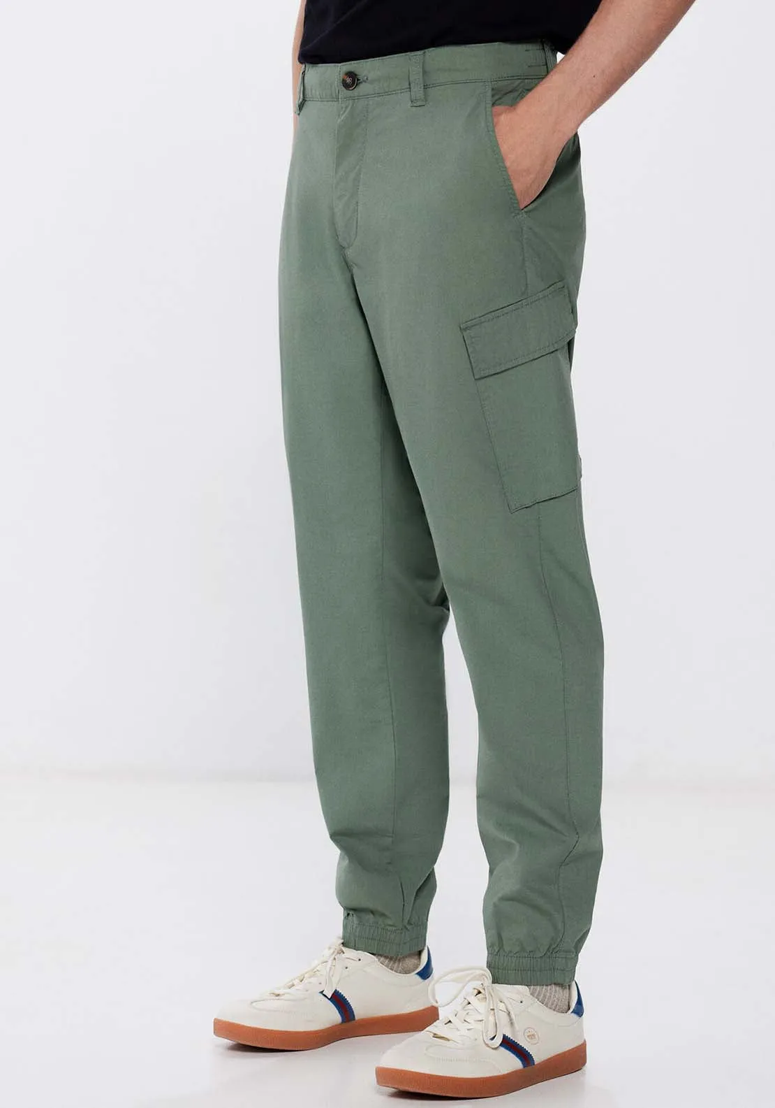 Lightweight cargo trousers - Green