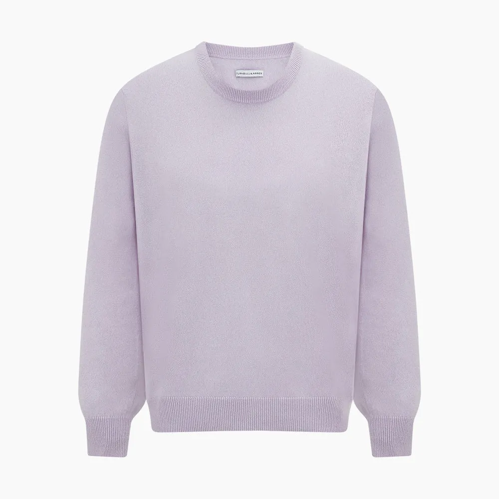 Lilac Cashmere Round Neck Jumper