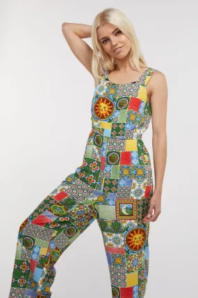 Majolica Viscose Jumpsuit