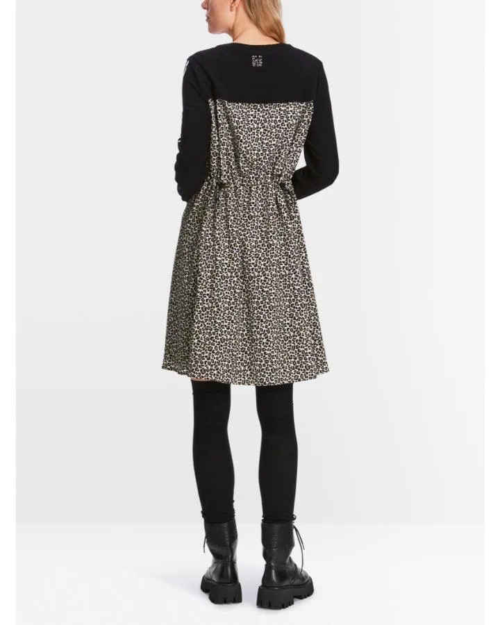 Marc Cain Leopard Print Back Dress