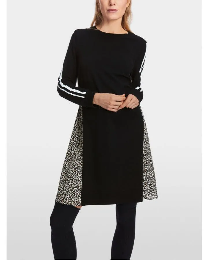 Marc Cain Leopard Print Back Dress