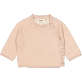 MarMar New Born Cream Taupe Hearts Toll Knit Blouse