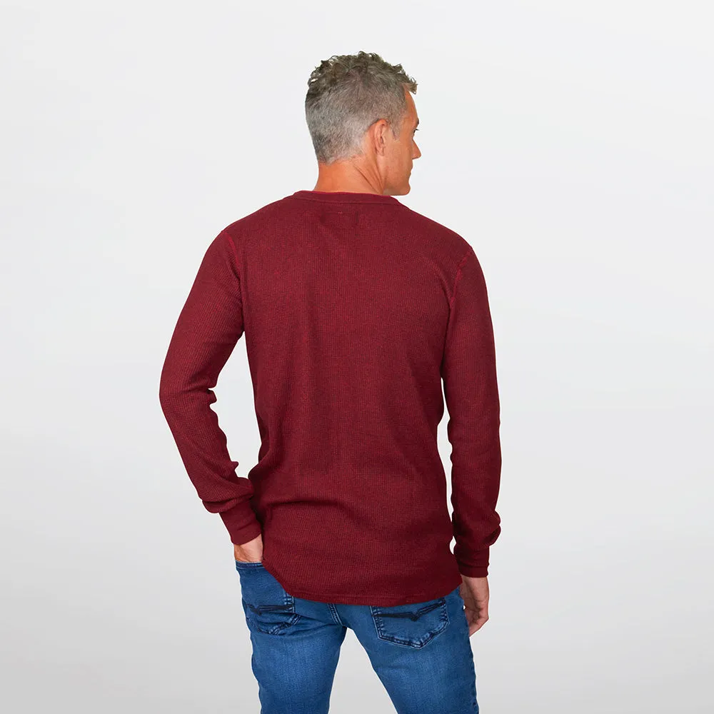 Men's Heritage Mock Twist Waffle Henley