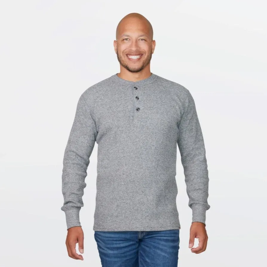 Men's Heritage Mock Twist Waffle Henley