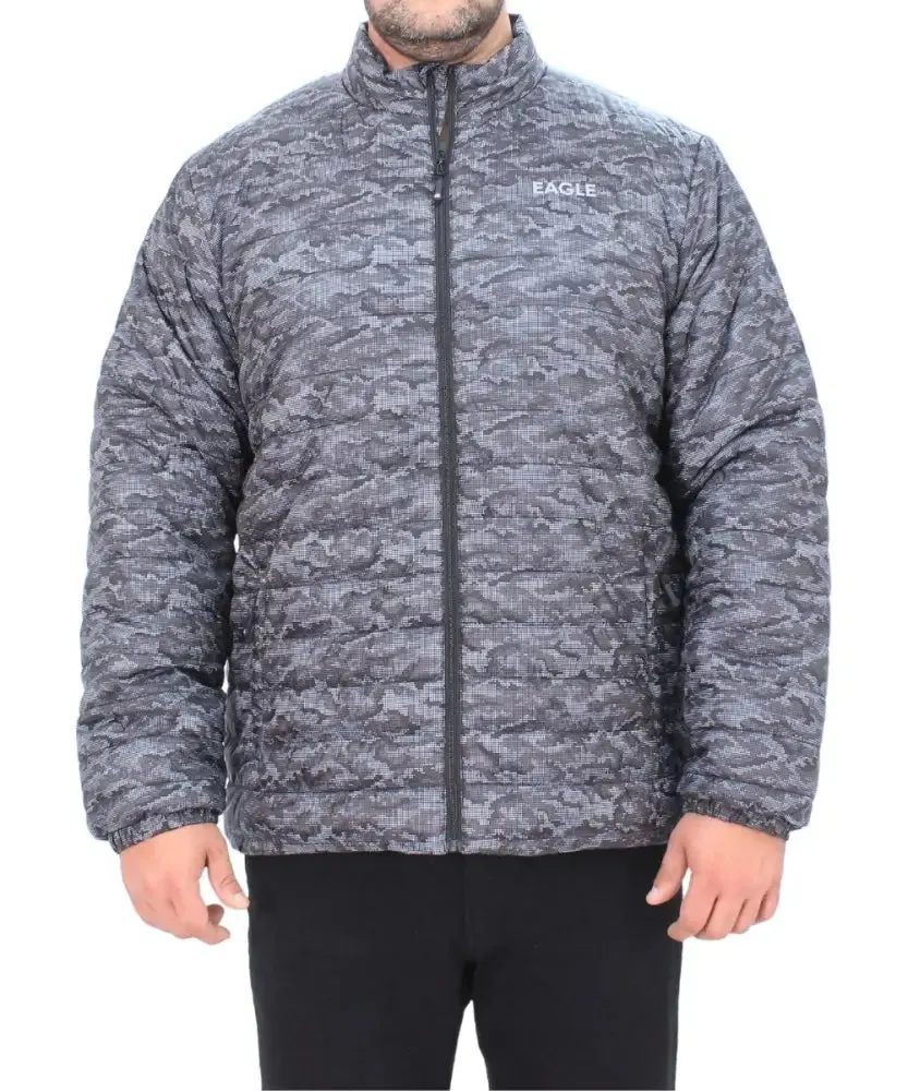 Mens Printed Puffer Jacket