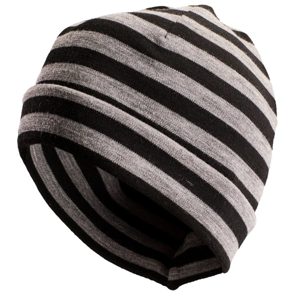 Merino 230 Beanie (Charcoal/Black)