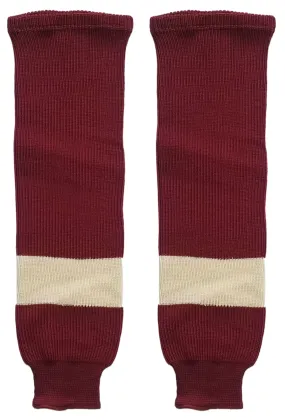 Modelline 2014 Vancouver Canucks Heritage Classic Burgundy Knit Ice Hockey Socks