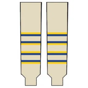 Modelline 2022 Buffalo Sabres Heritage Classic Sand/Gold/Royal Blue Knit Ice Hockey Socks