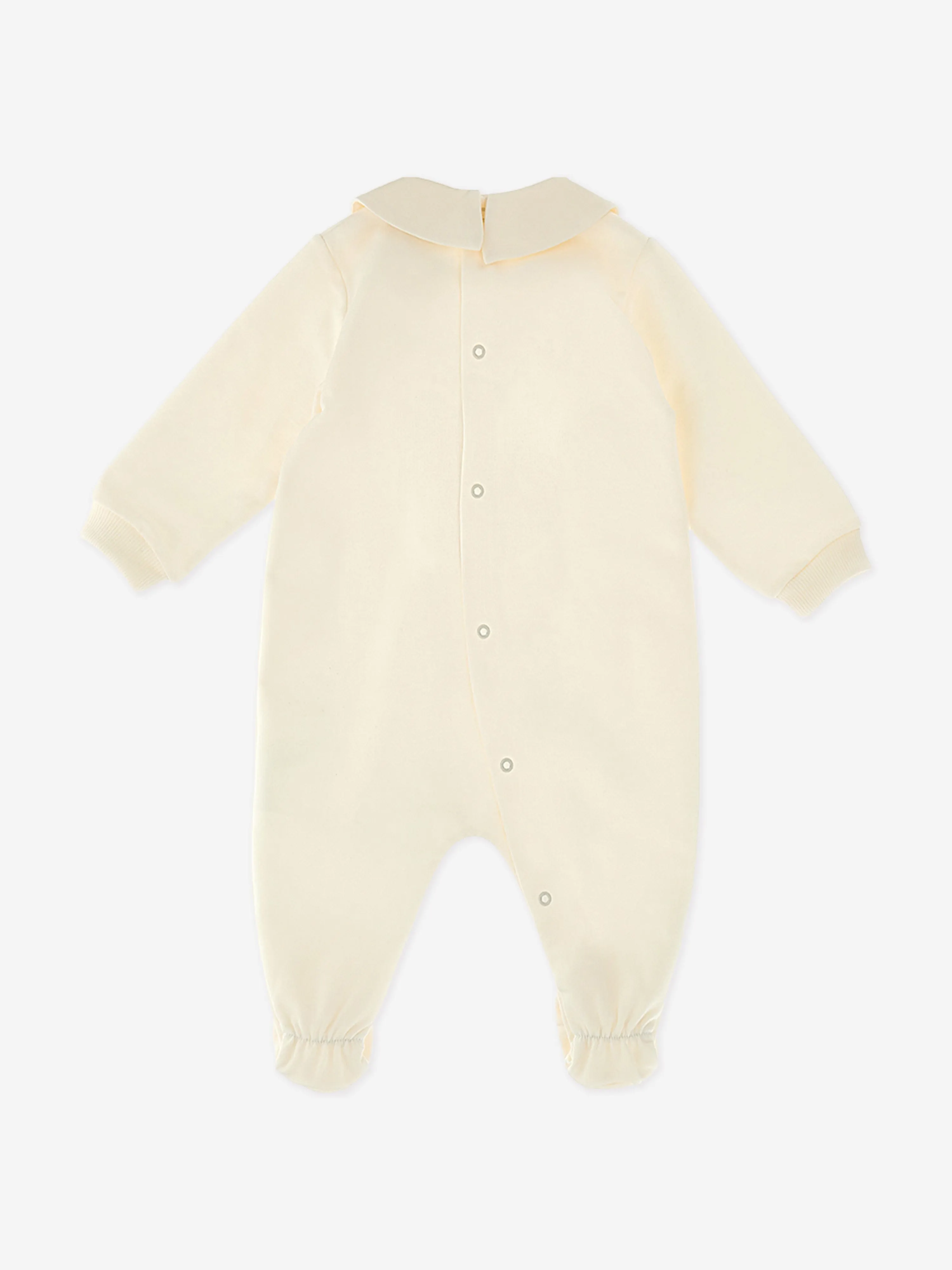 Moschino Baby Bear Logo Babygrow Gift Set in Ivory