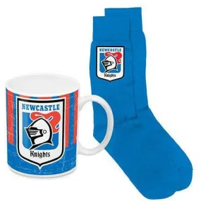 Newcastle Knights Heritage Mug & Sock Pack