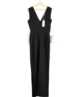 Next Black Bow Back Detail Jumpsuit UK 6