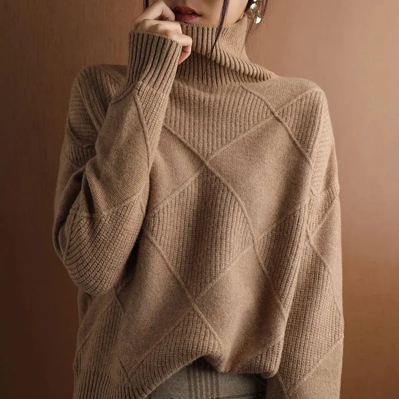 Nieves™ | Structured Turtleneck Sweater