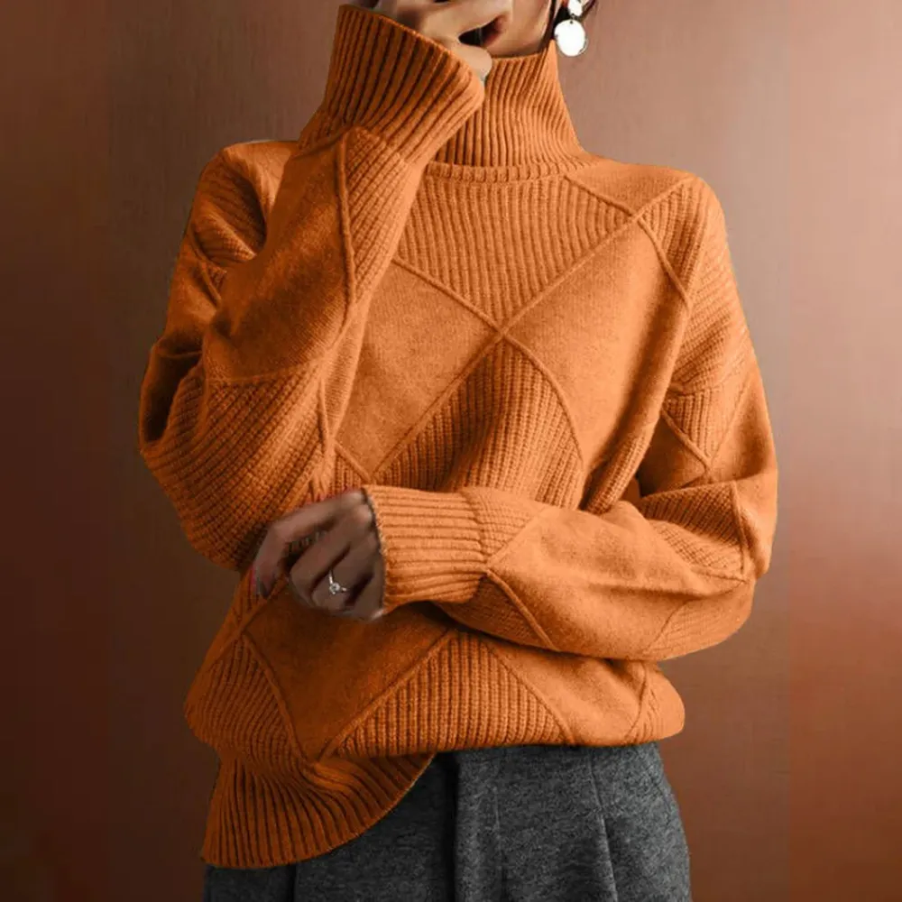 Nieves™ | Structured Turtleneck Sweater