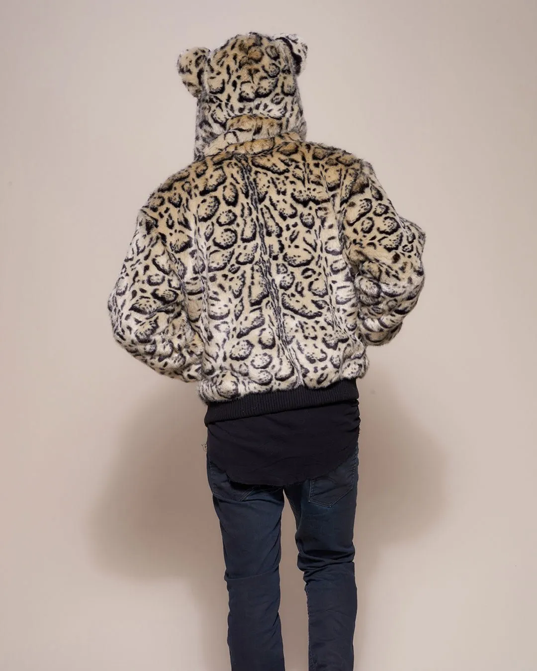 Ocelot Luxe Classic  Faux Fur Bomber Jacket | Men's